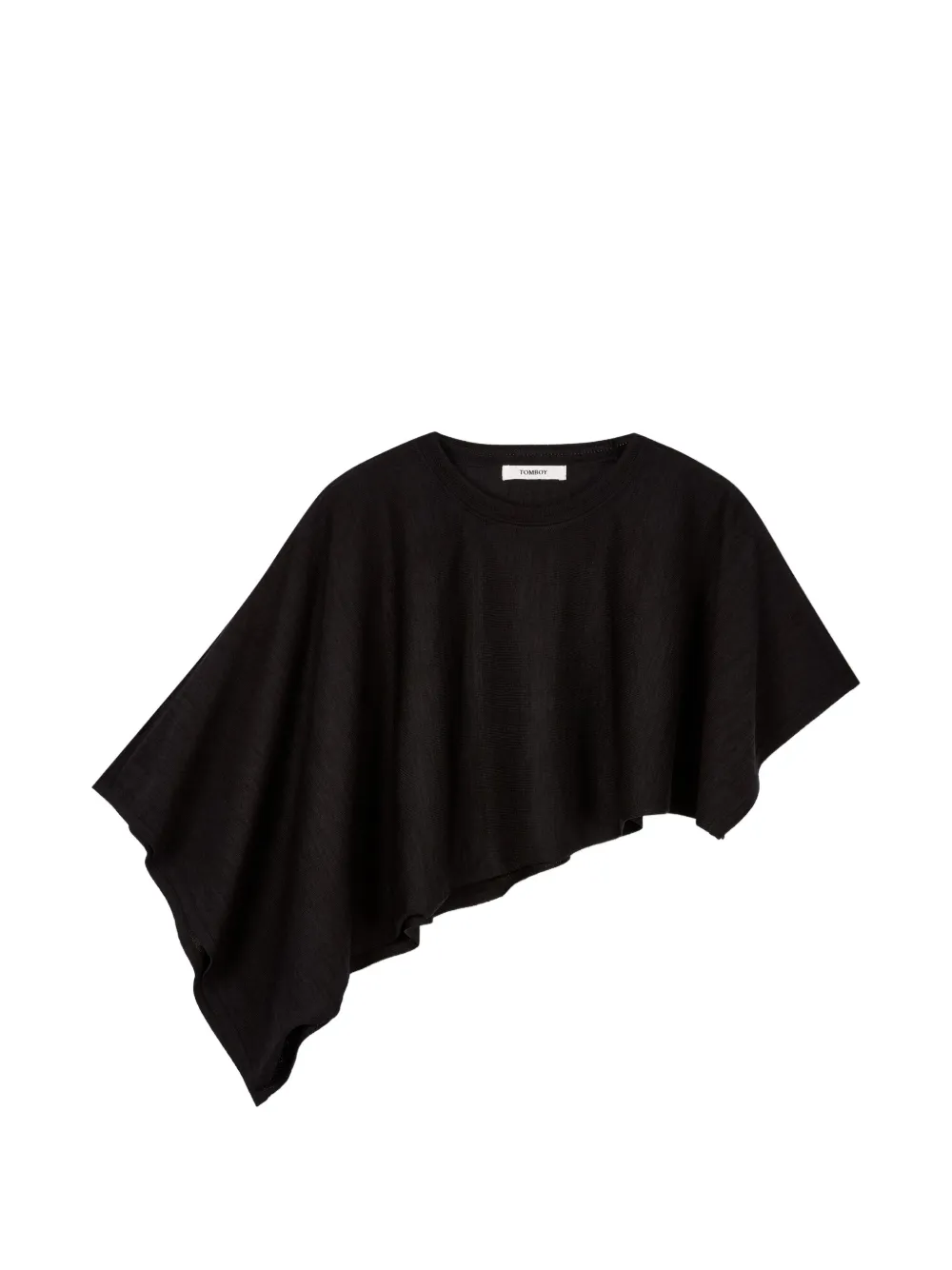 TOMBOY asymmetric-hem cape · OS