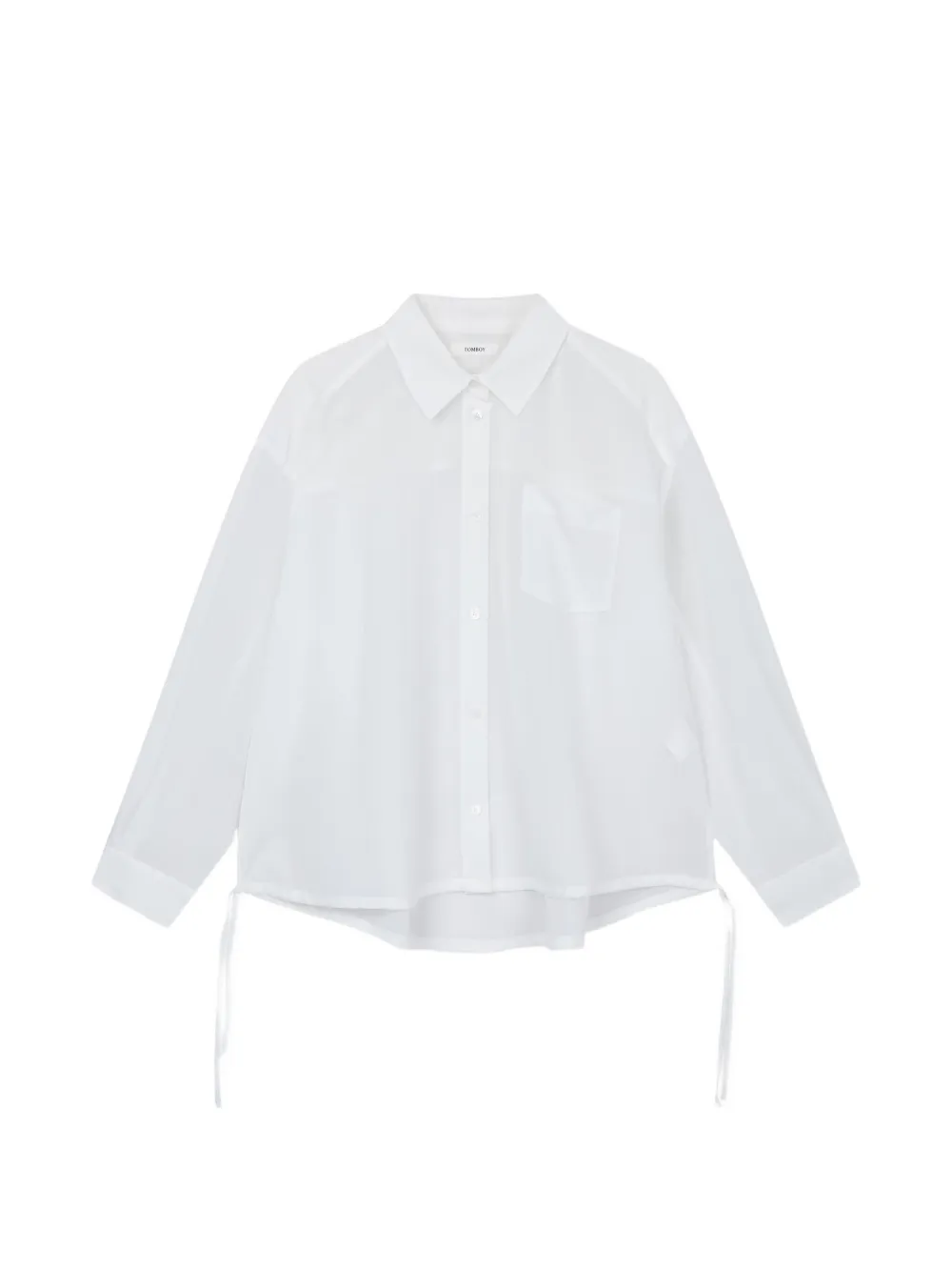 TOMBOY drawstring blouse - Bianco
