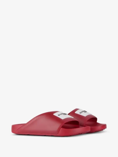 Givenchy chanclas con parche del logo
