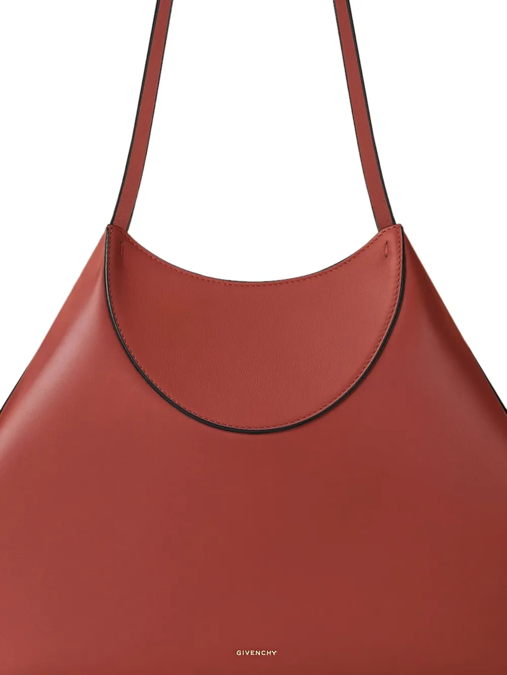 Givenchy Facet kleine trapezoïde leren schoudertas Oranje