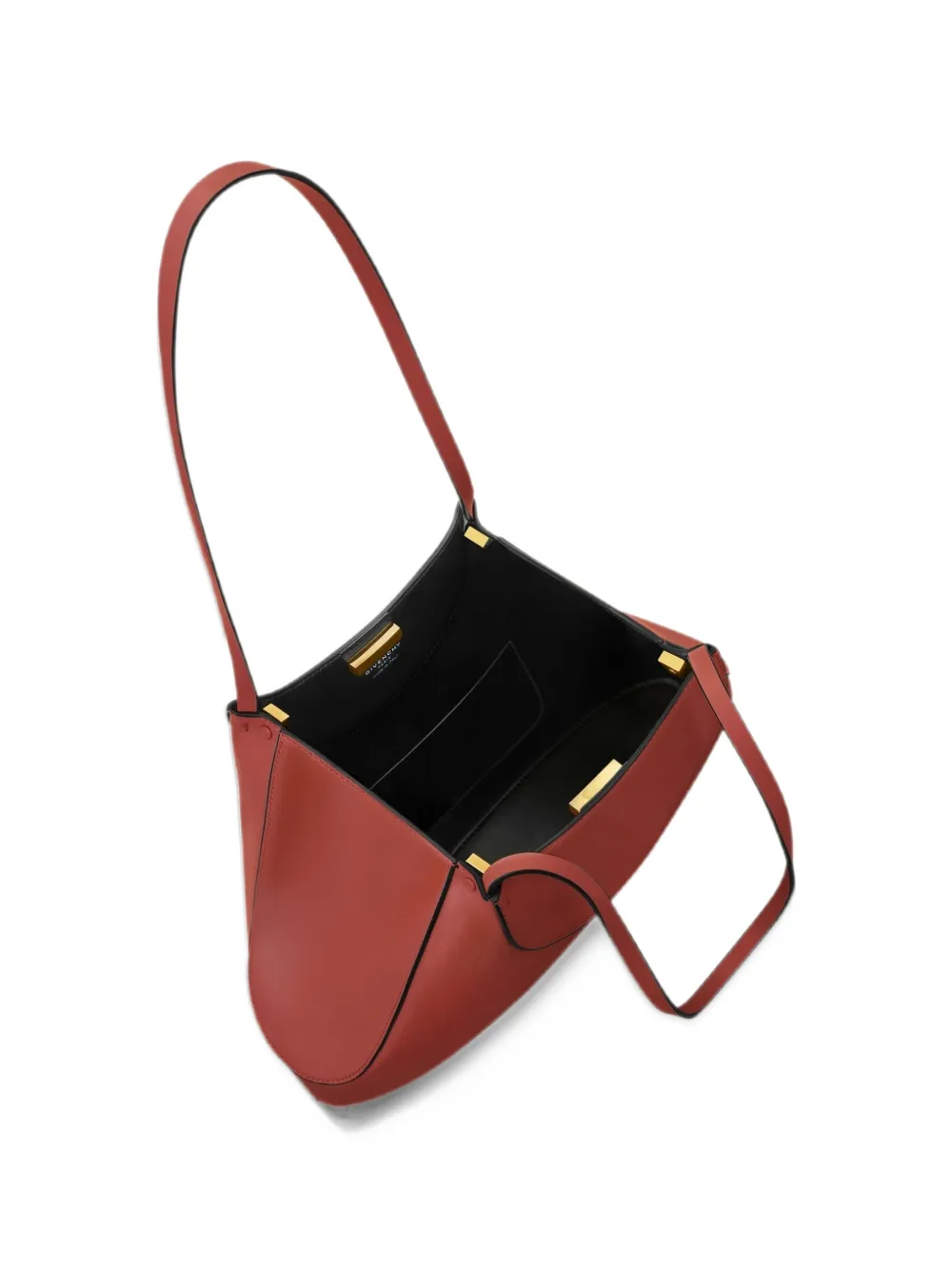 Givenchy Kleine Facet shopper van bewerkt leer Oranje