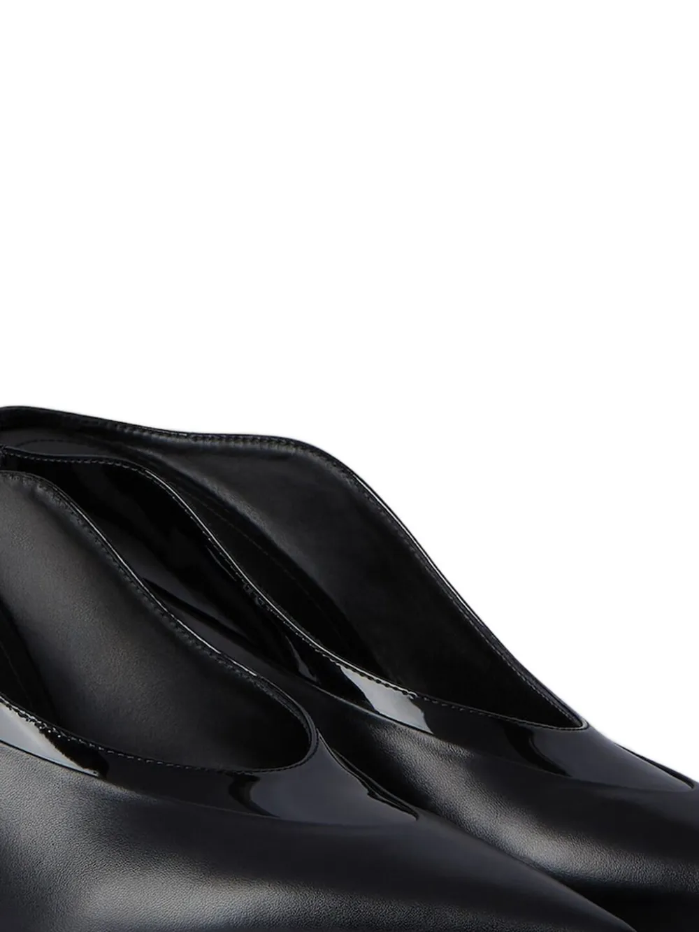 Givenchy pointed-toe panelled mules Zwart