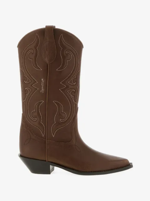Sonora 35mm Yuma padded-motif cowboy boots