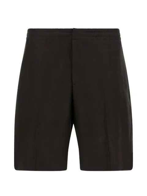 Zegna pleated elasticated-waist tailored shorts