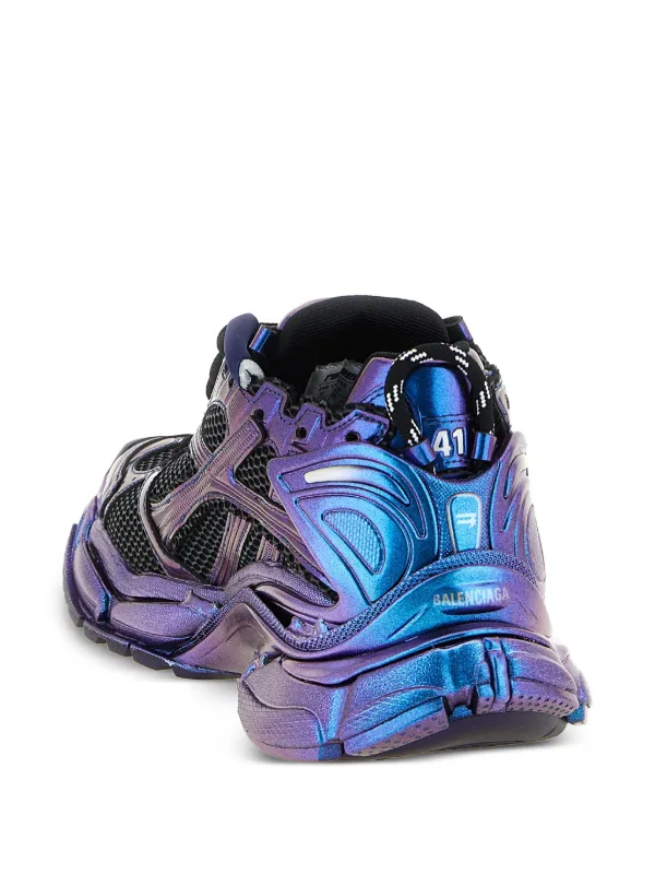11/1まで　パープルbalenciaga バレンシアガ　トリプルS 41 Balenciaga Iridescent Sneakers | Purple | FARFETCH AO