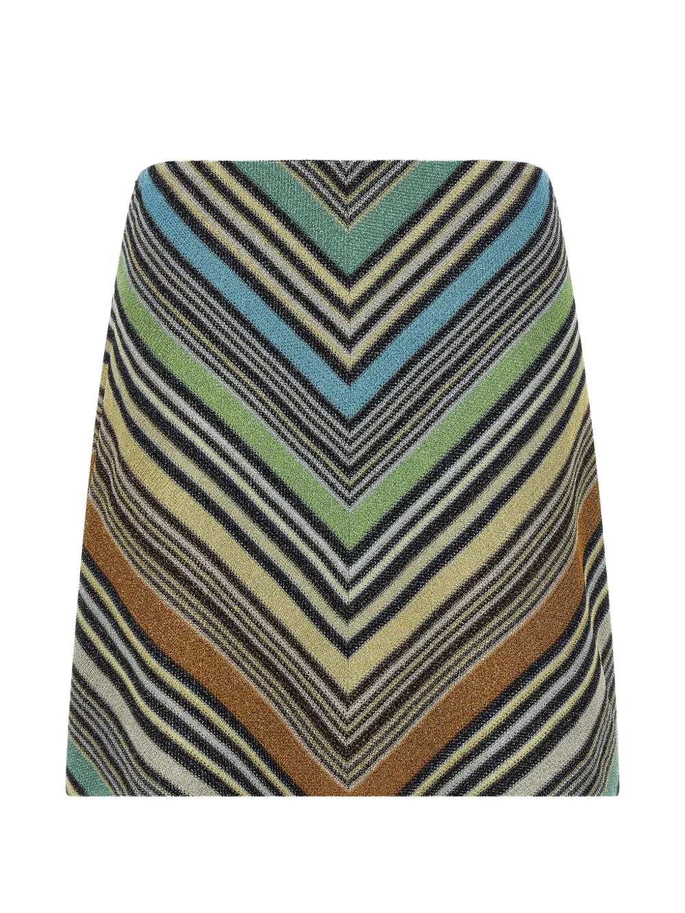 Missoni A-lijn mini-rok met geometrisch patroon Zwart