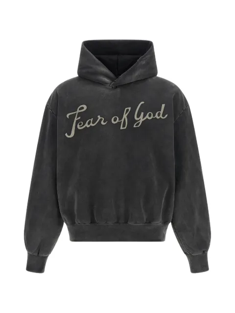 Fear Of God 26 graphic-print cotton hoodie