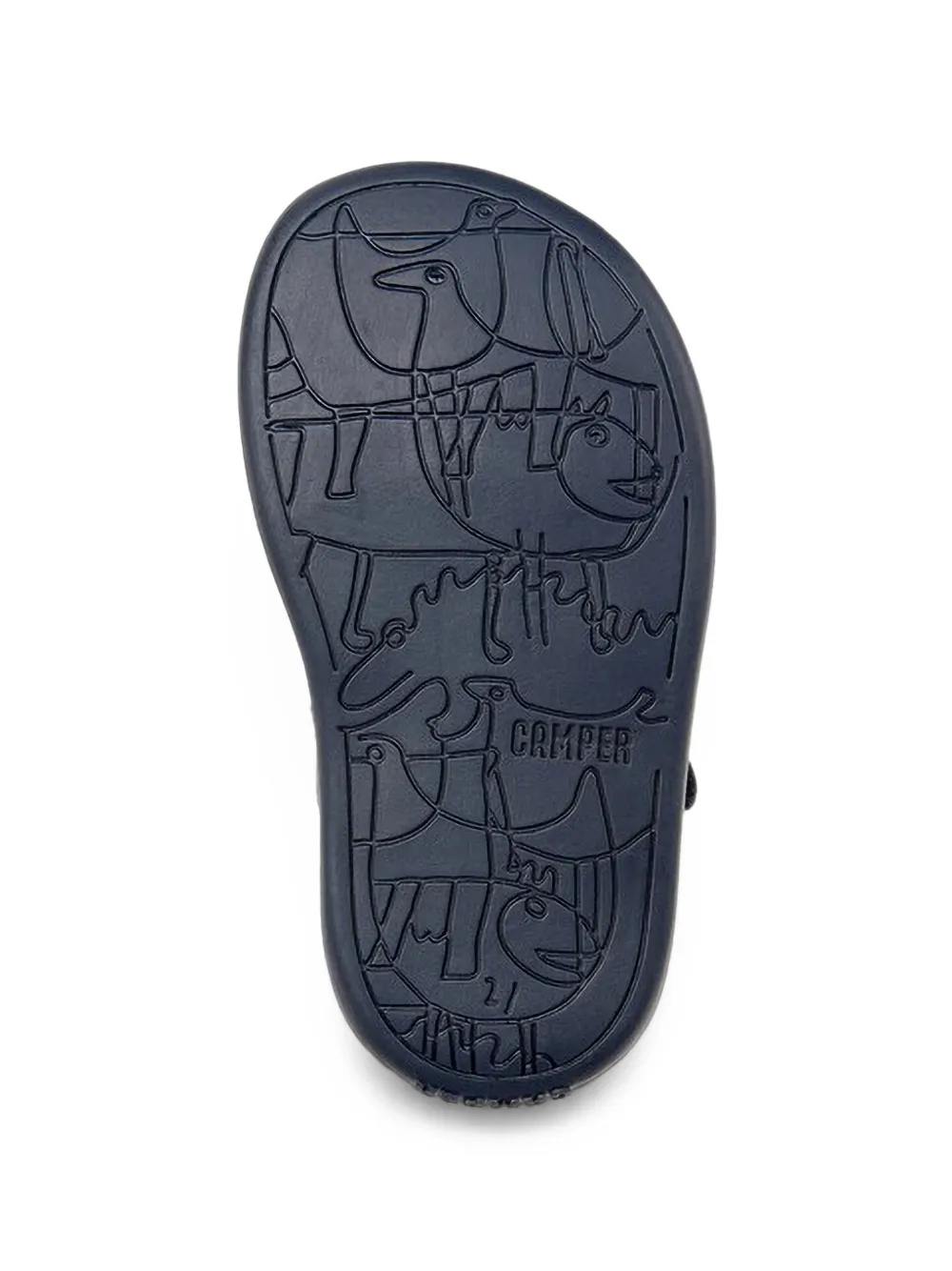 Camper Kids Bicho touch-strap sandals Blauw