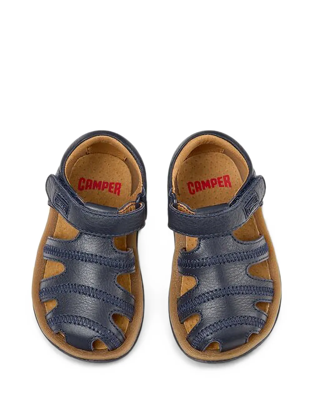 Camper Kids Bicho touch-strap sandals Blauw