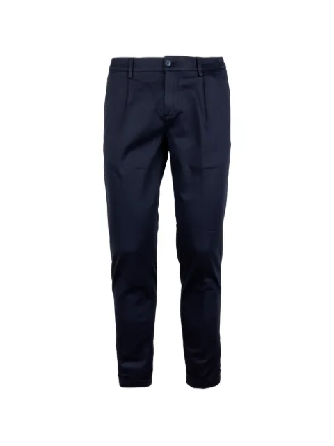 Re-Hash pleated turn-up trousers