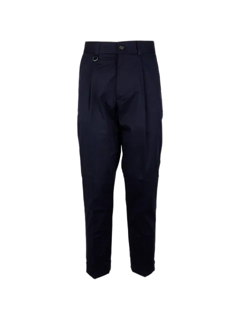 Paolo Pecora pleated turn-up trousers