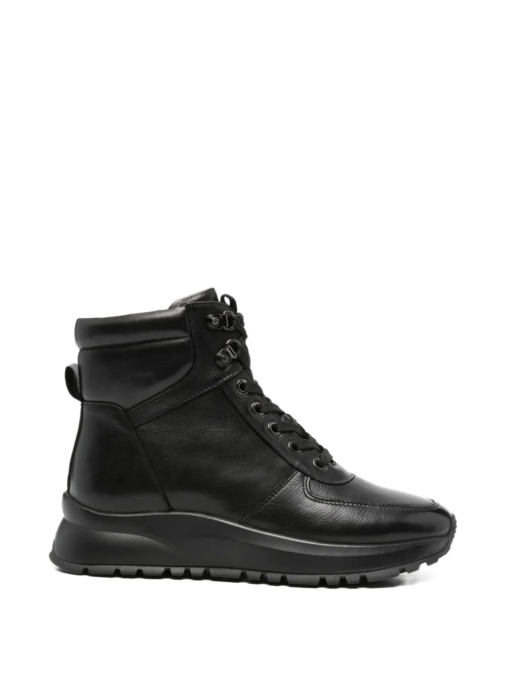 lace-up leather boots