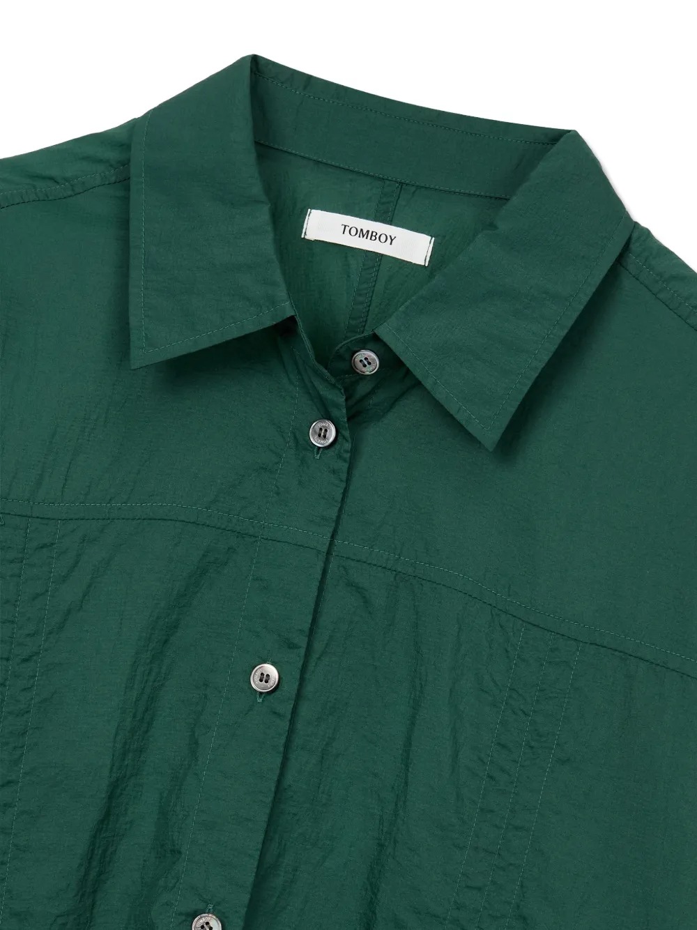 TOMBOY Gelaagde blouse met trekkoord Groen