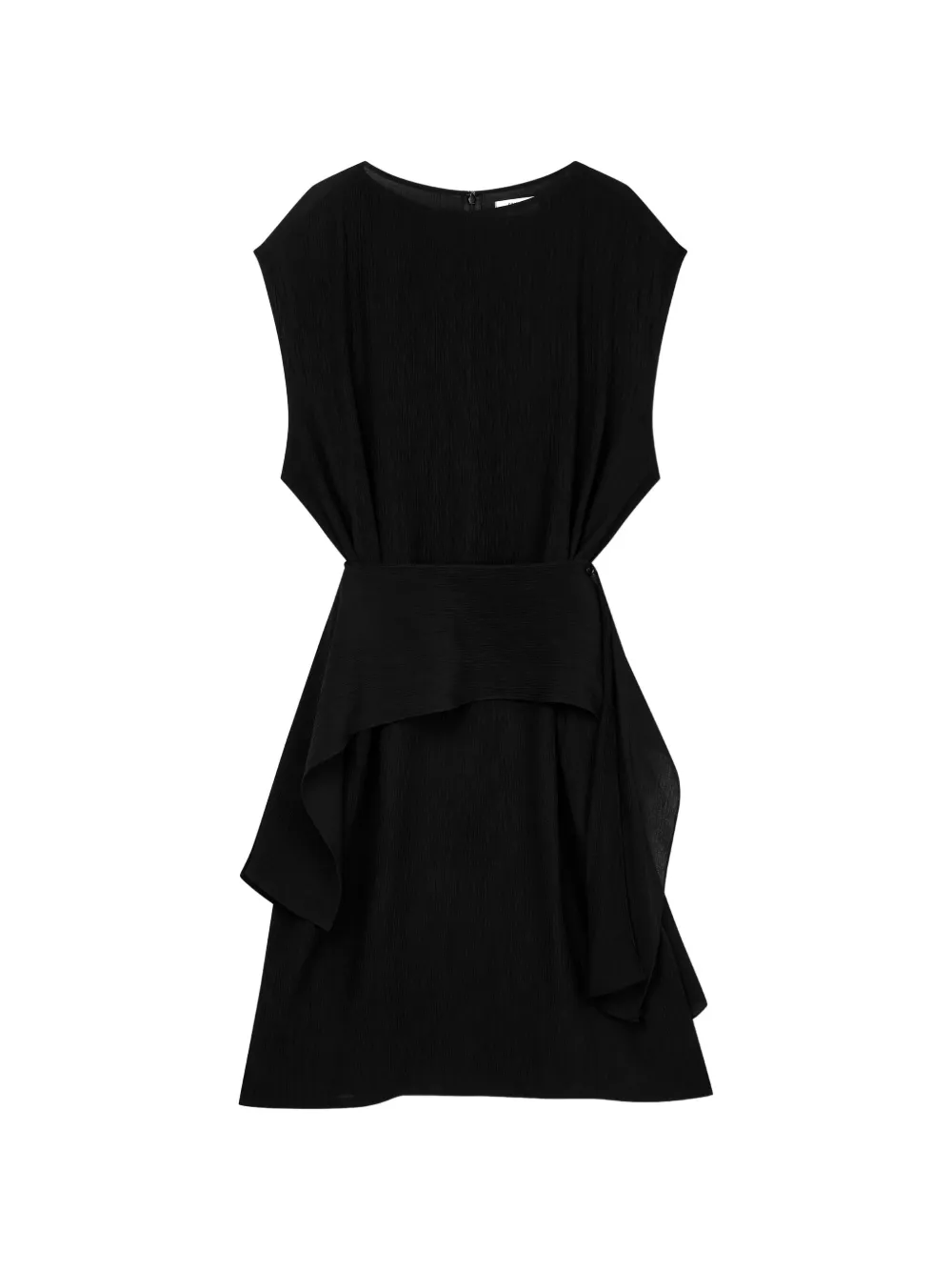 TOMBOY draped wrap dress - Nero