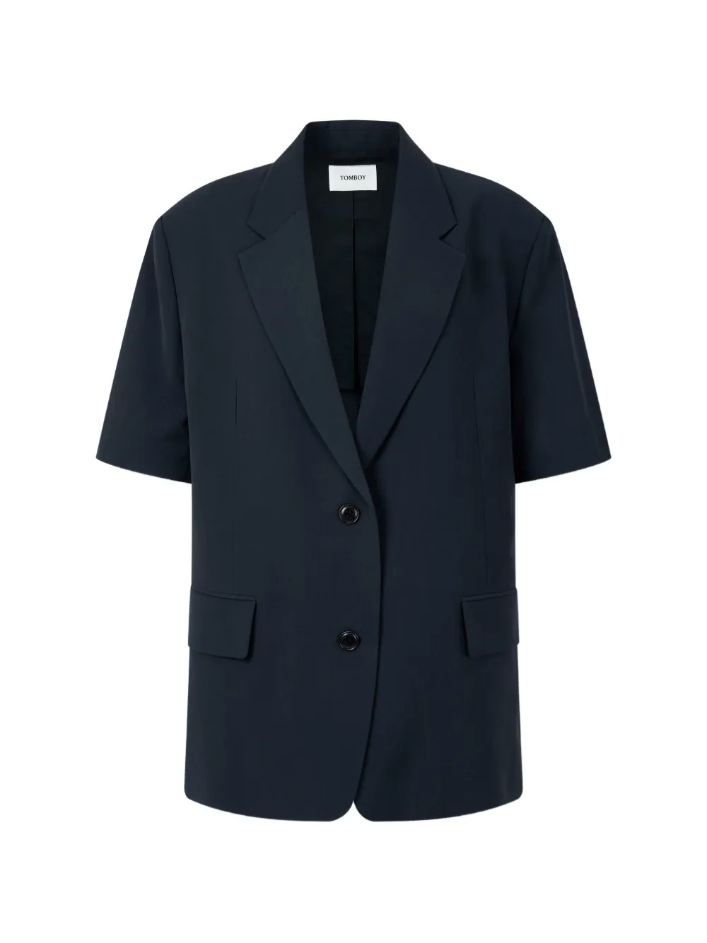 TOMBOY short-sleeve oversized jacket - Blu