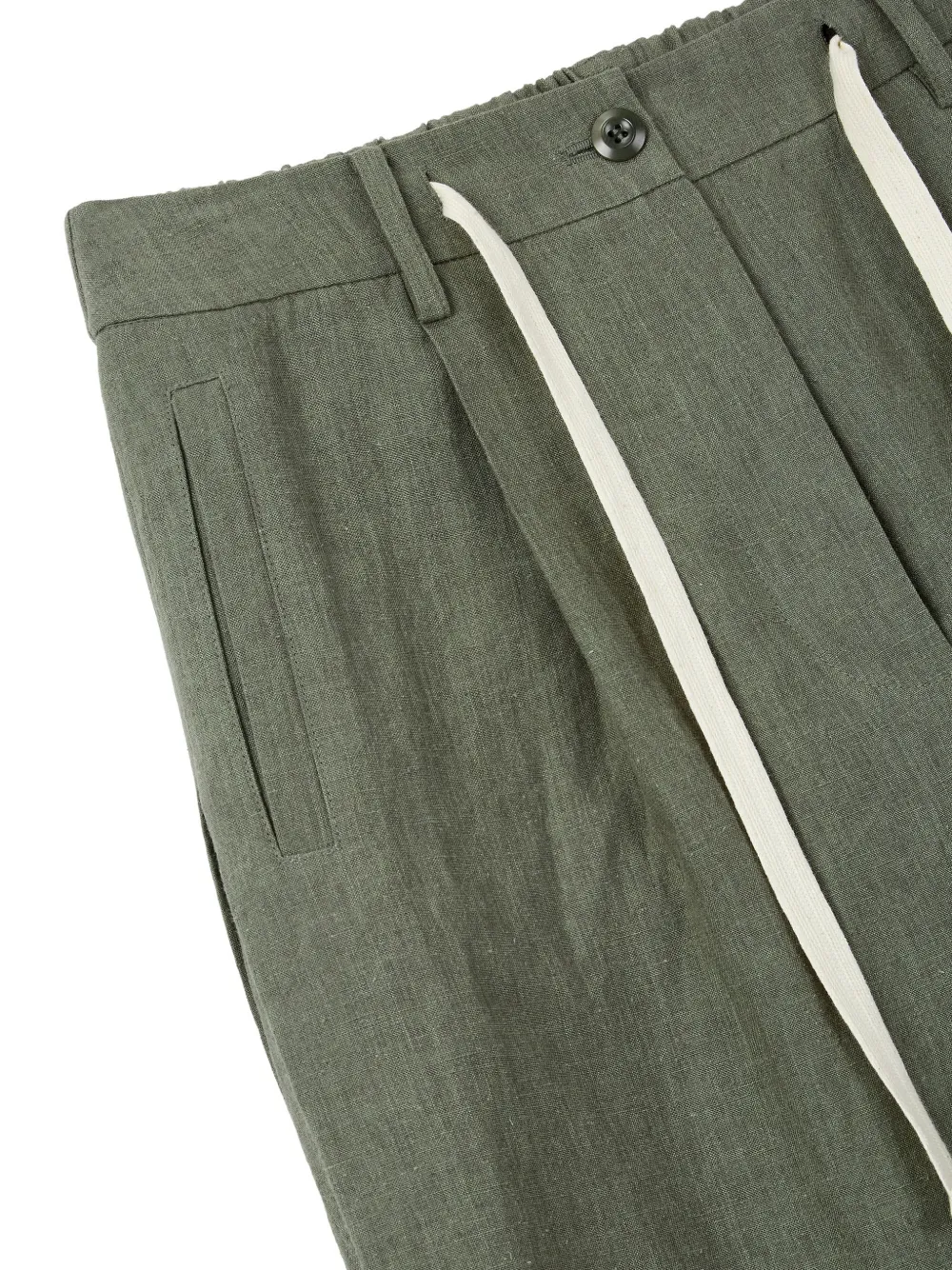 TOMBOY Broek met trekkoord Groen