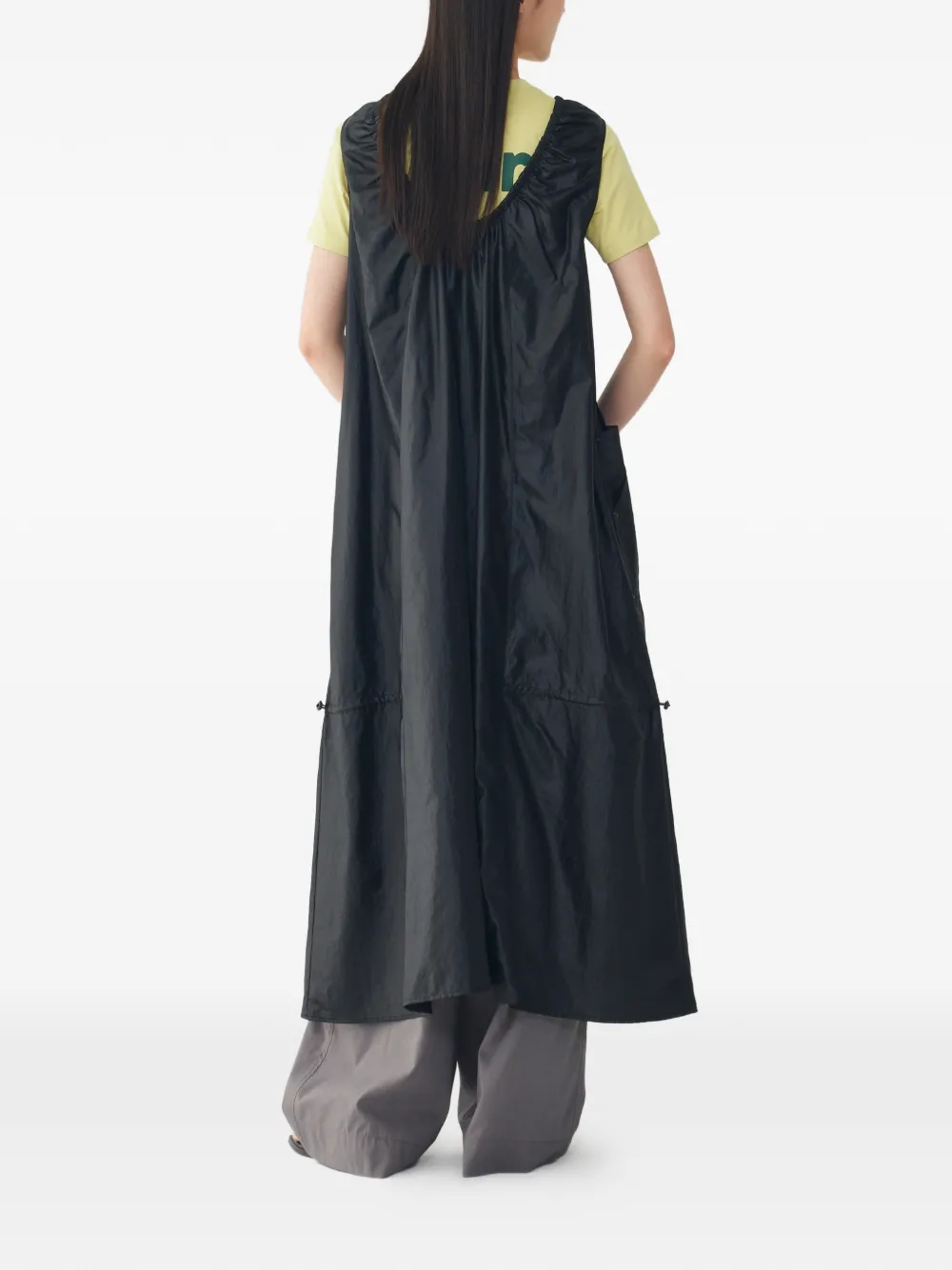 TOMBOY Jurk met trekkoordtaille Zwart
