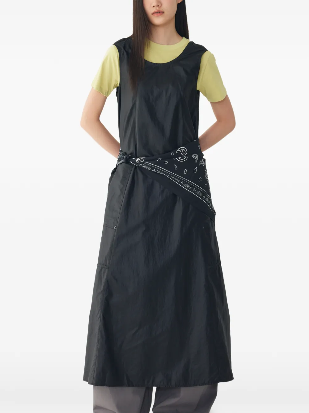 TOMBOY Jurk met trekkoordtaille Zwart