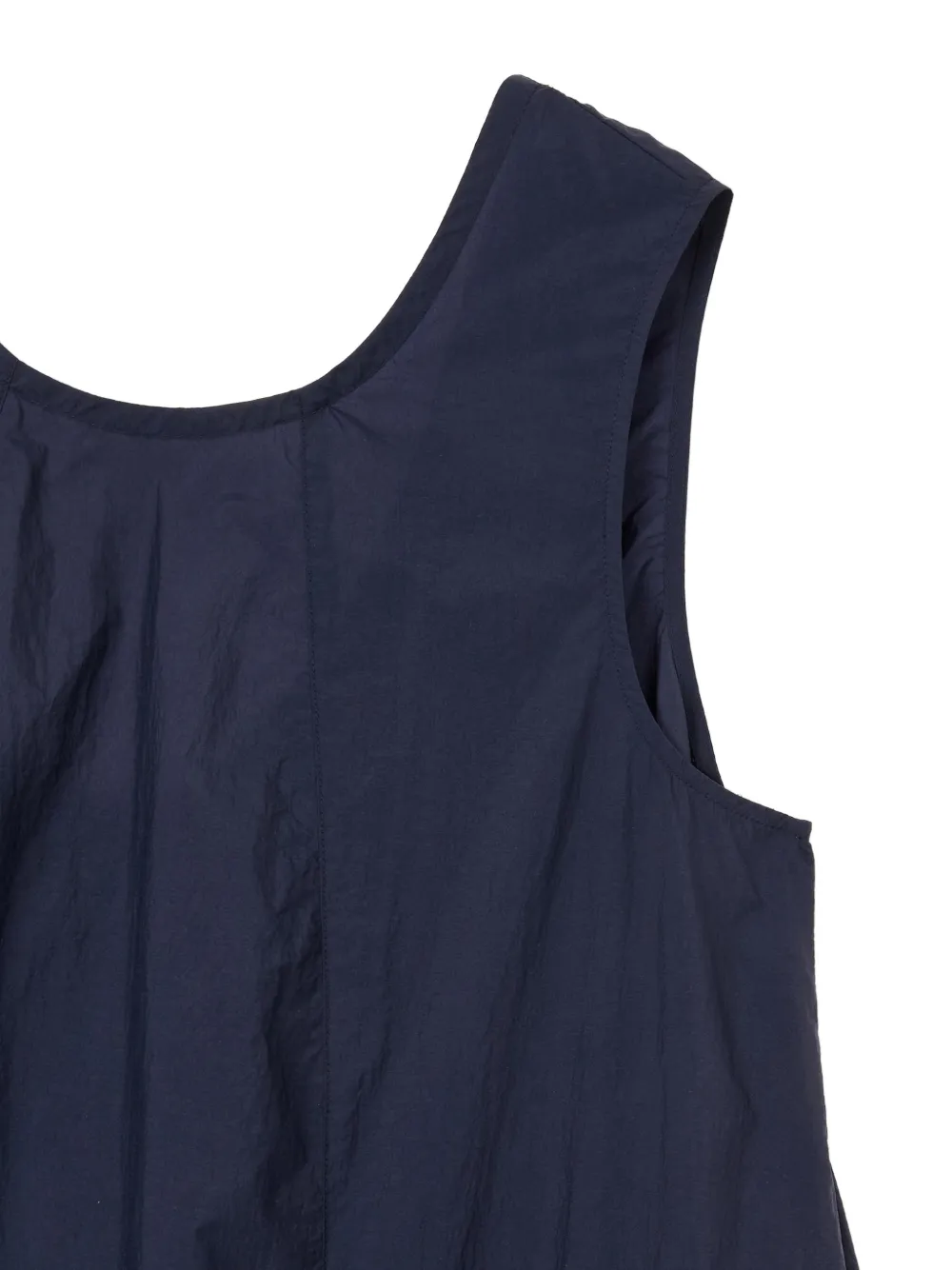 TOMBOY Mouwloze jurk met trekkoord Blauw