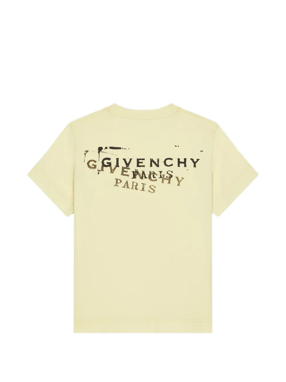 Givenchy Katoenen T-shirt met Stamp-print Geel
