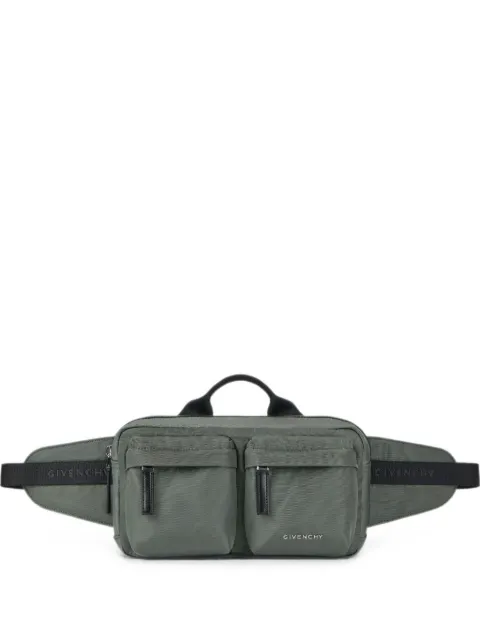 Givenchy Essential U medium logo-print multi-pocket belt bag