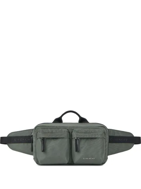 Givenchy Essential U medium logo-print multi-pocket belt bag