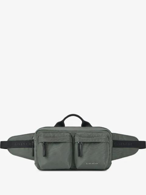 Givenchy Essential U medium logo-print multi-pocket belt bag