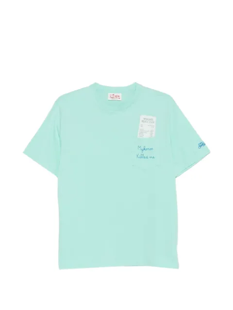 MC2 Saint Barth Austin print-detail pocket T-shirt