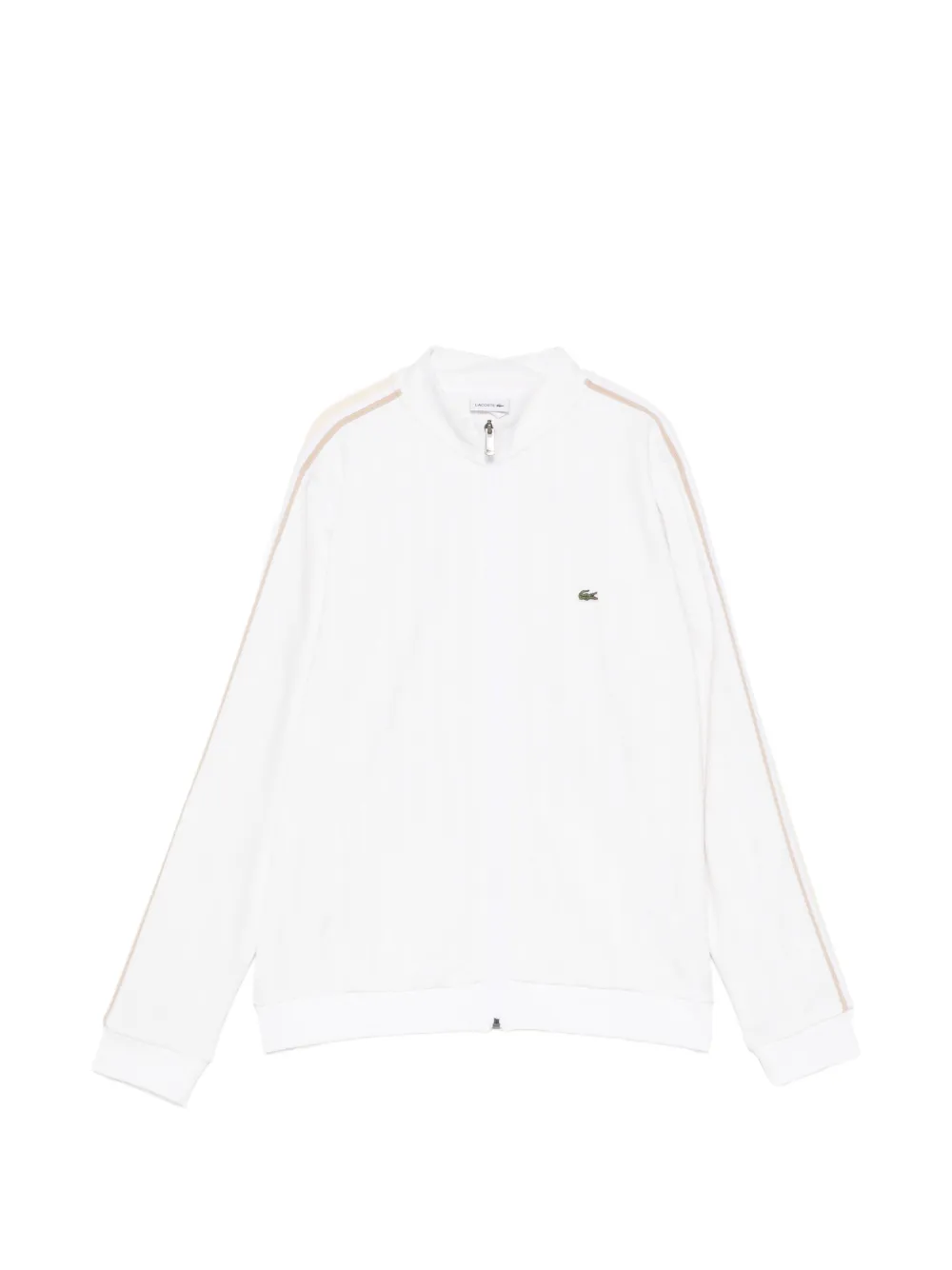 Lacoste Kids logo-patch side-stripe jacket - Toni neutri