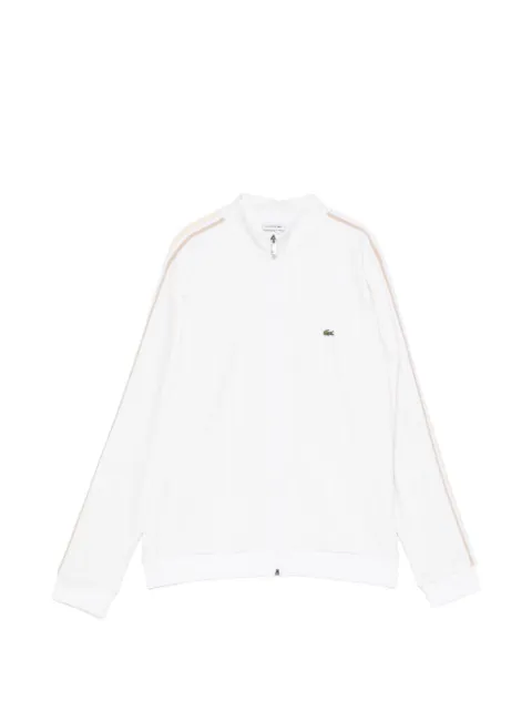 Lacoste Kids logo-patch side-stripe jacket