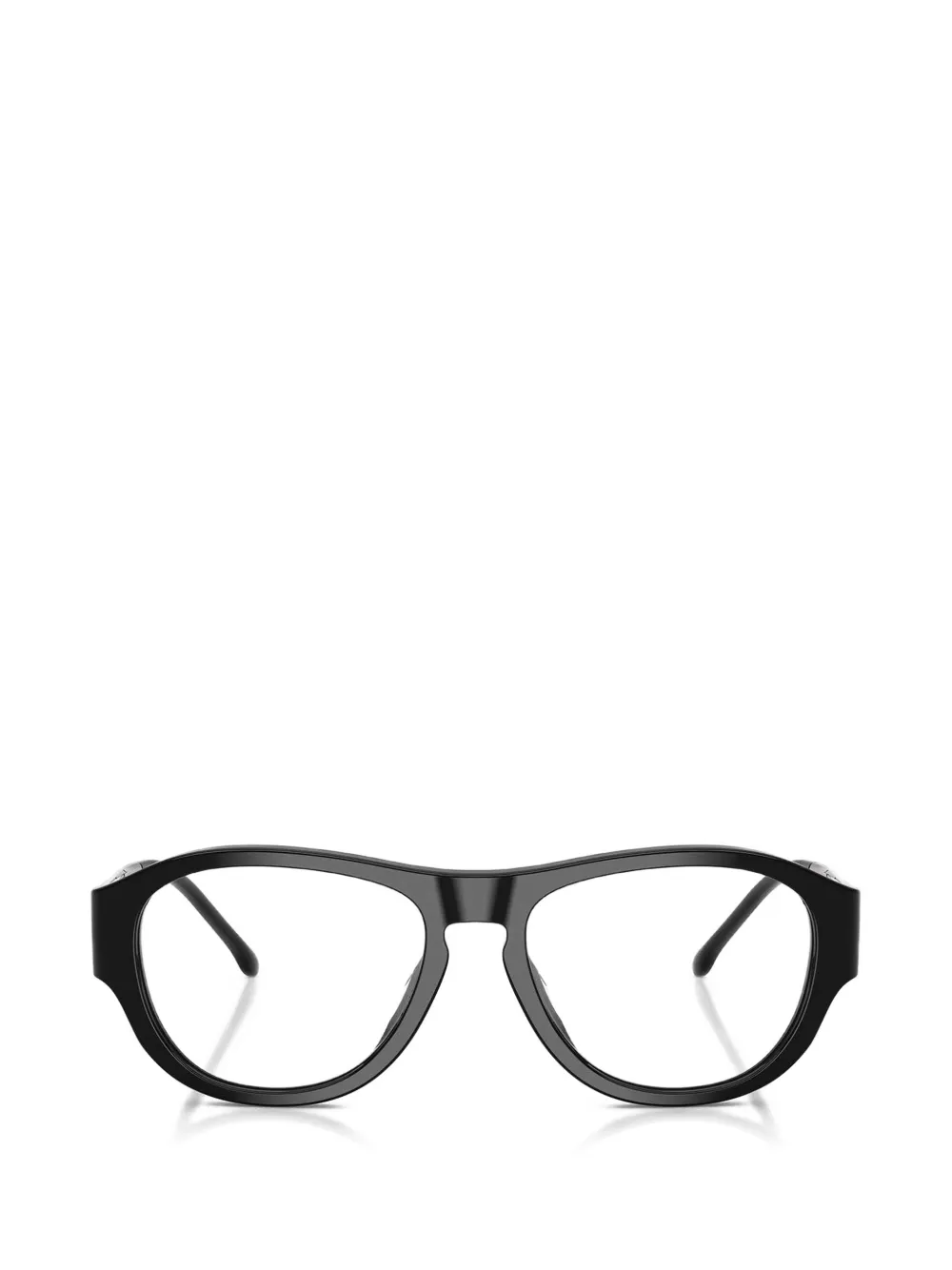 Diesel logo-plaque pilot-frame glasses - Nero