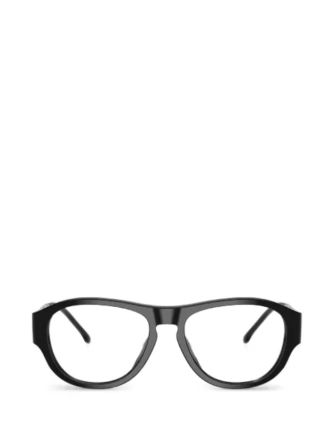 Diesel logo-plaque pilot-frame glasses