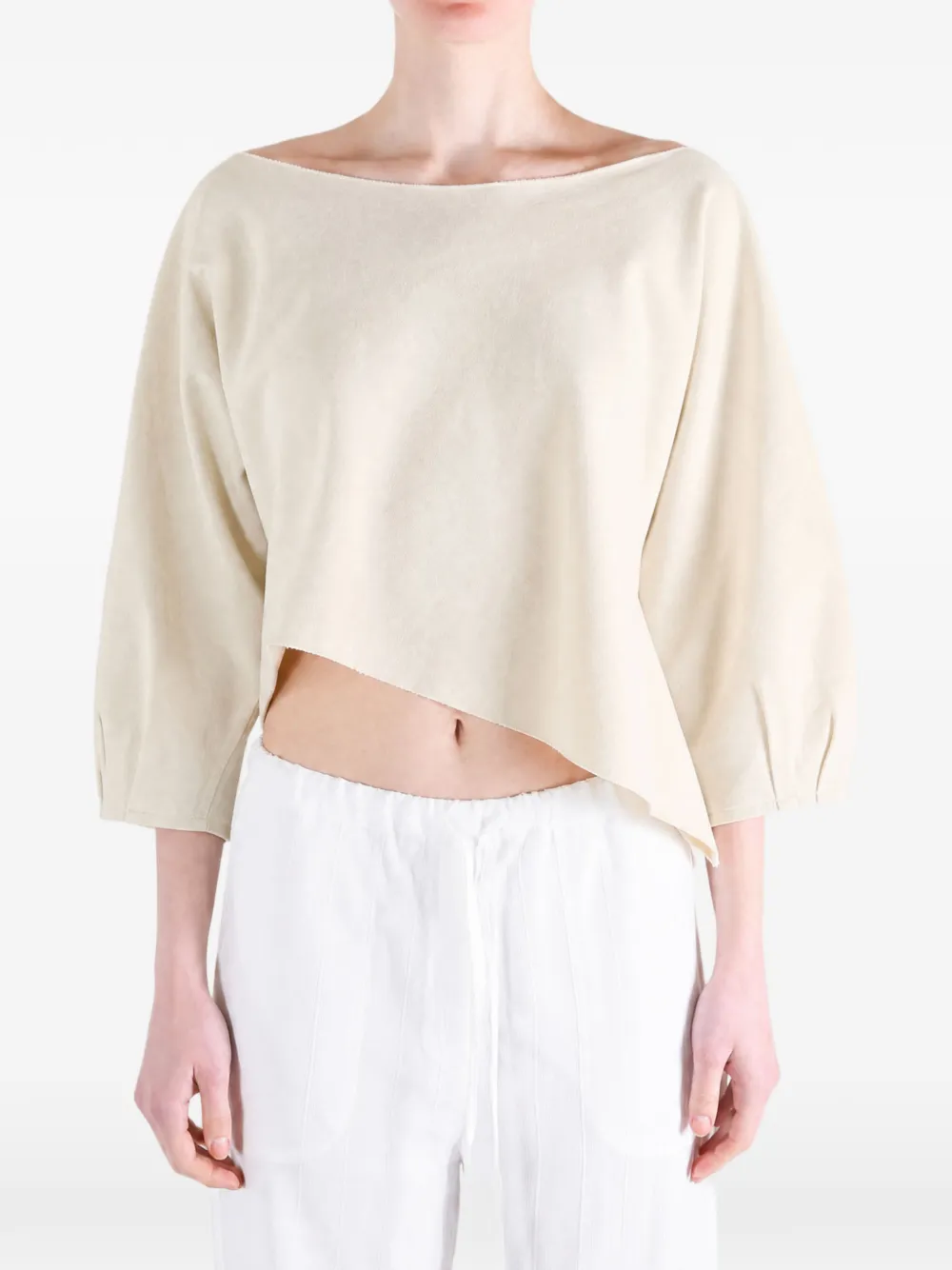 Cortana Cropped top Beige
