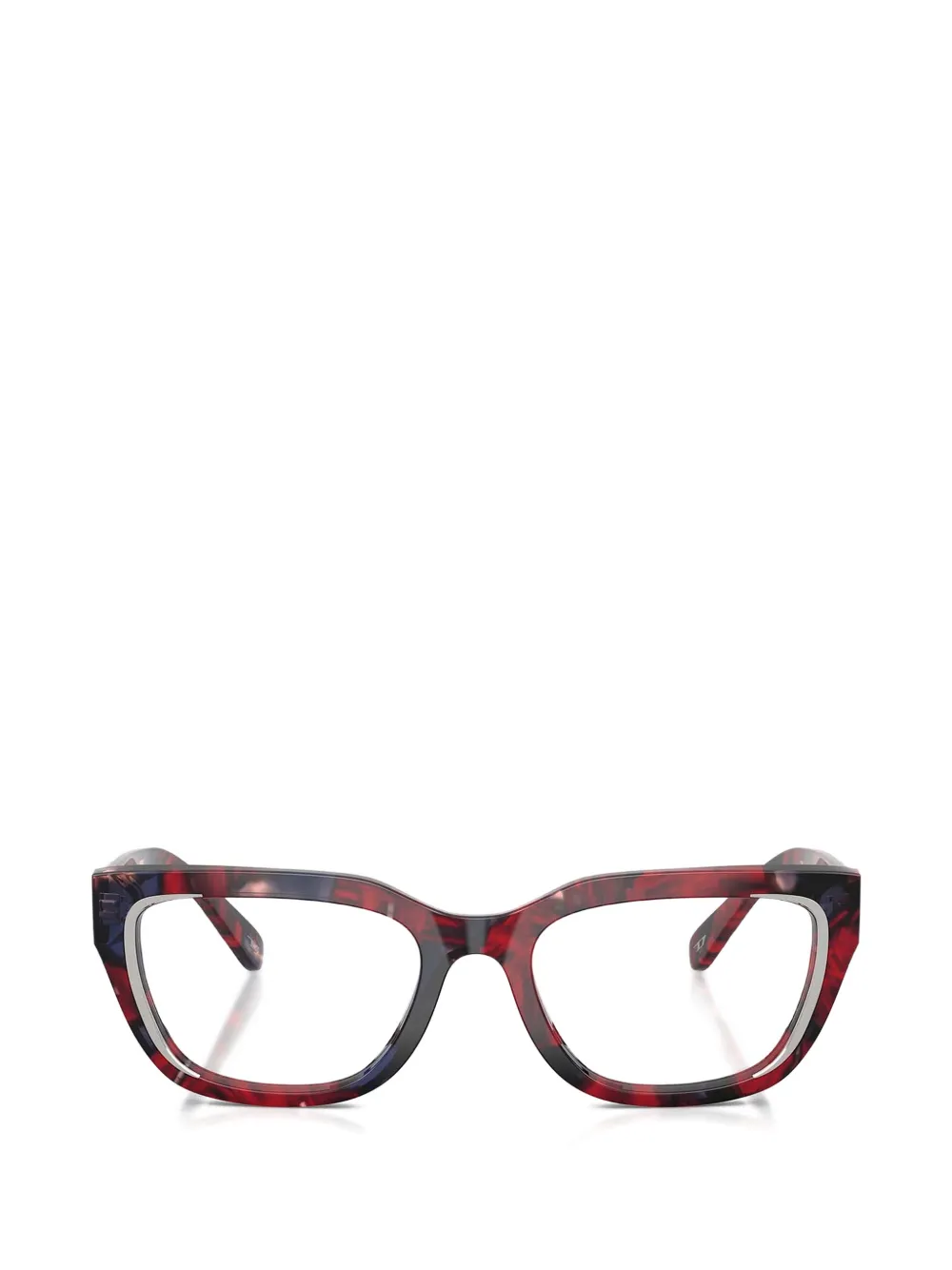 Diesel tortoiseshell-effect glasses - Rosso