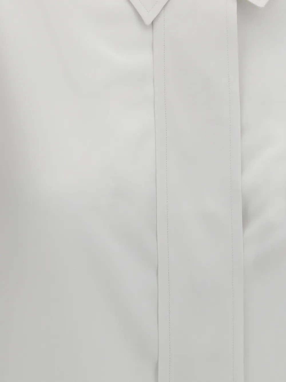 Calvin Klein Amari blouse met verborgen plakkaat Wit
