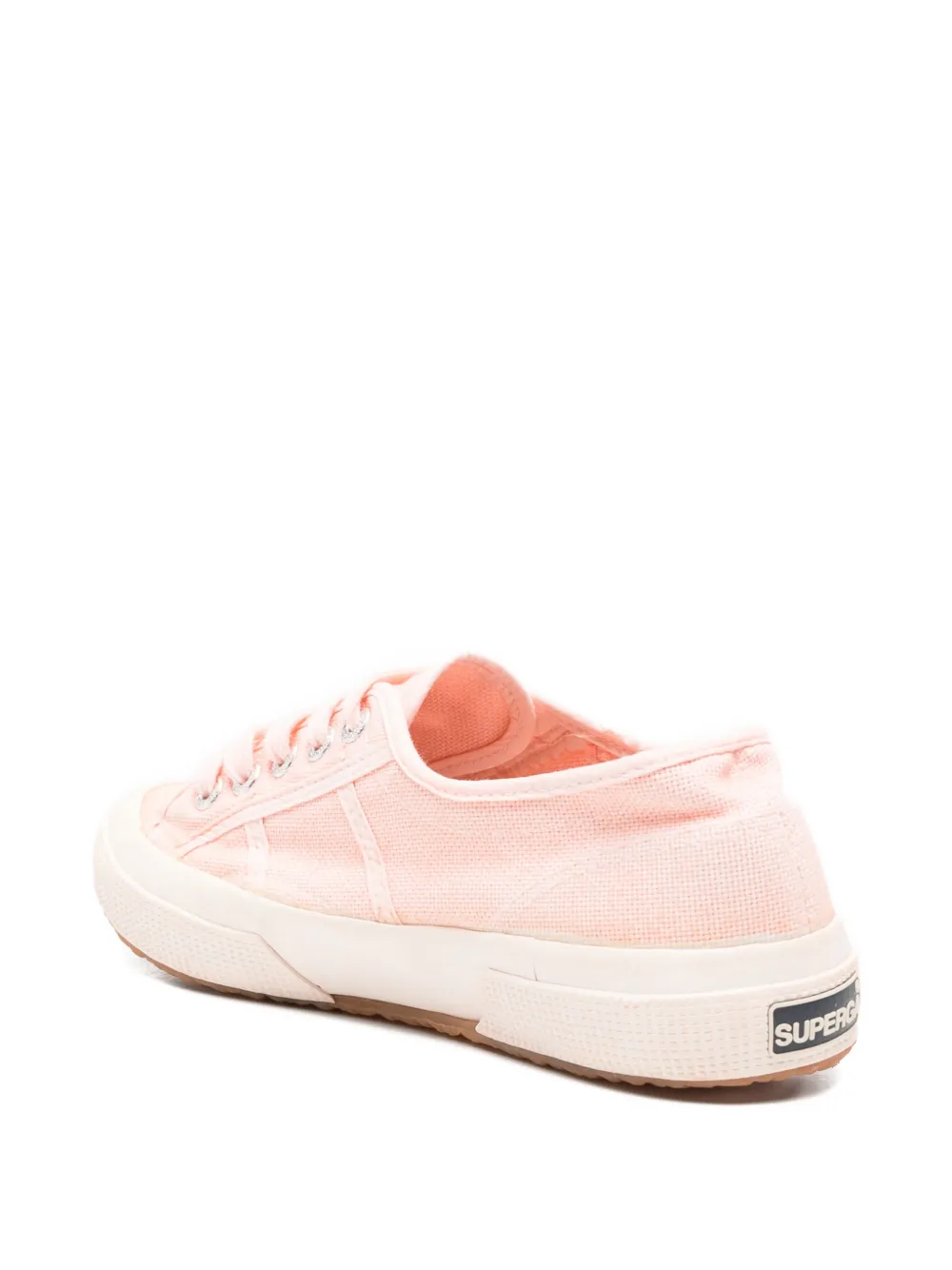 Superga lace-up canvas sneakers Roze
