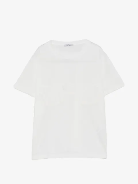 Parlor lace-appliqué T-shirt