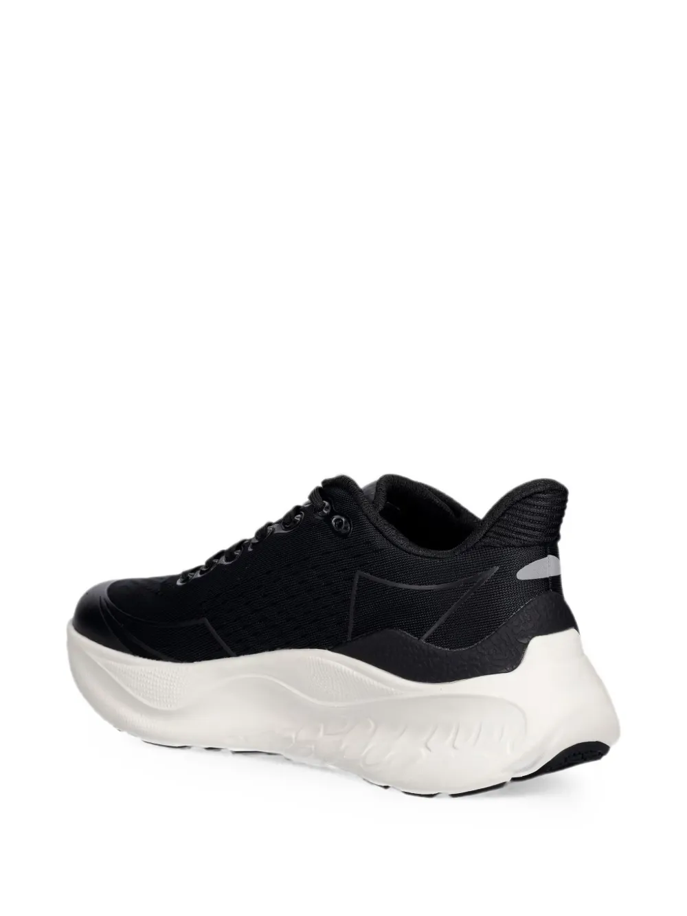 Ea7 Emporio Armani logo-print chunky-sole sneakers Zwart