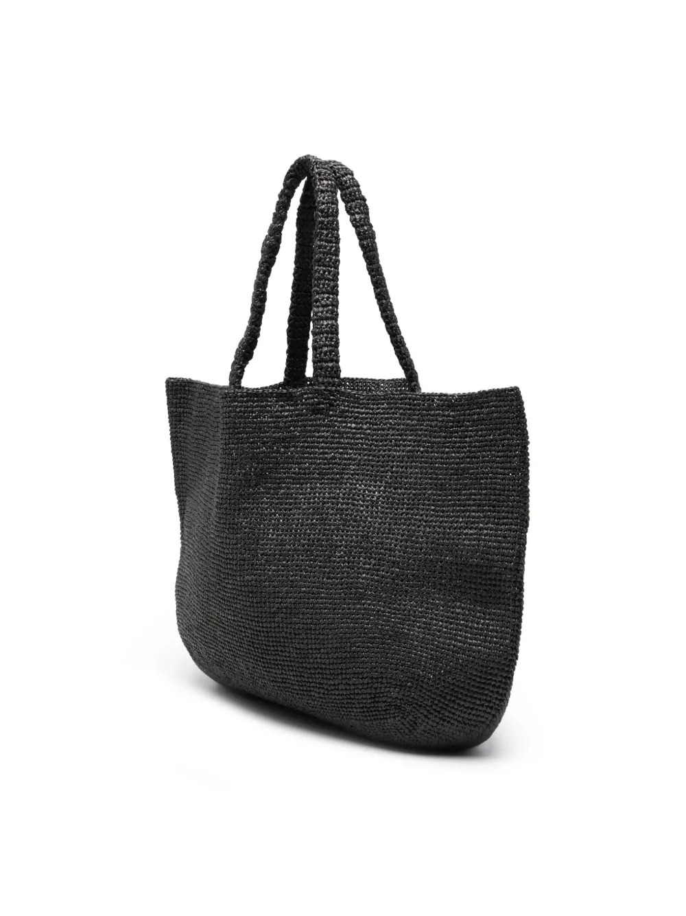 Off-White Jitney geweven shopper Zwart