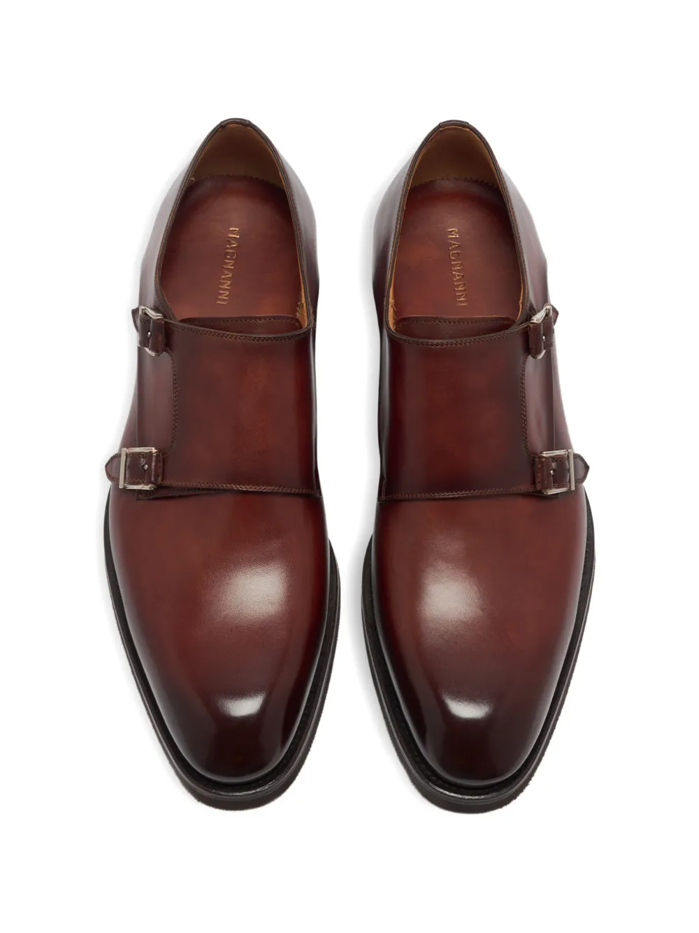 Magnanni monk-strap derby shoes Bruin