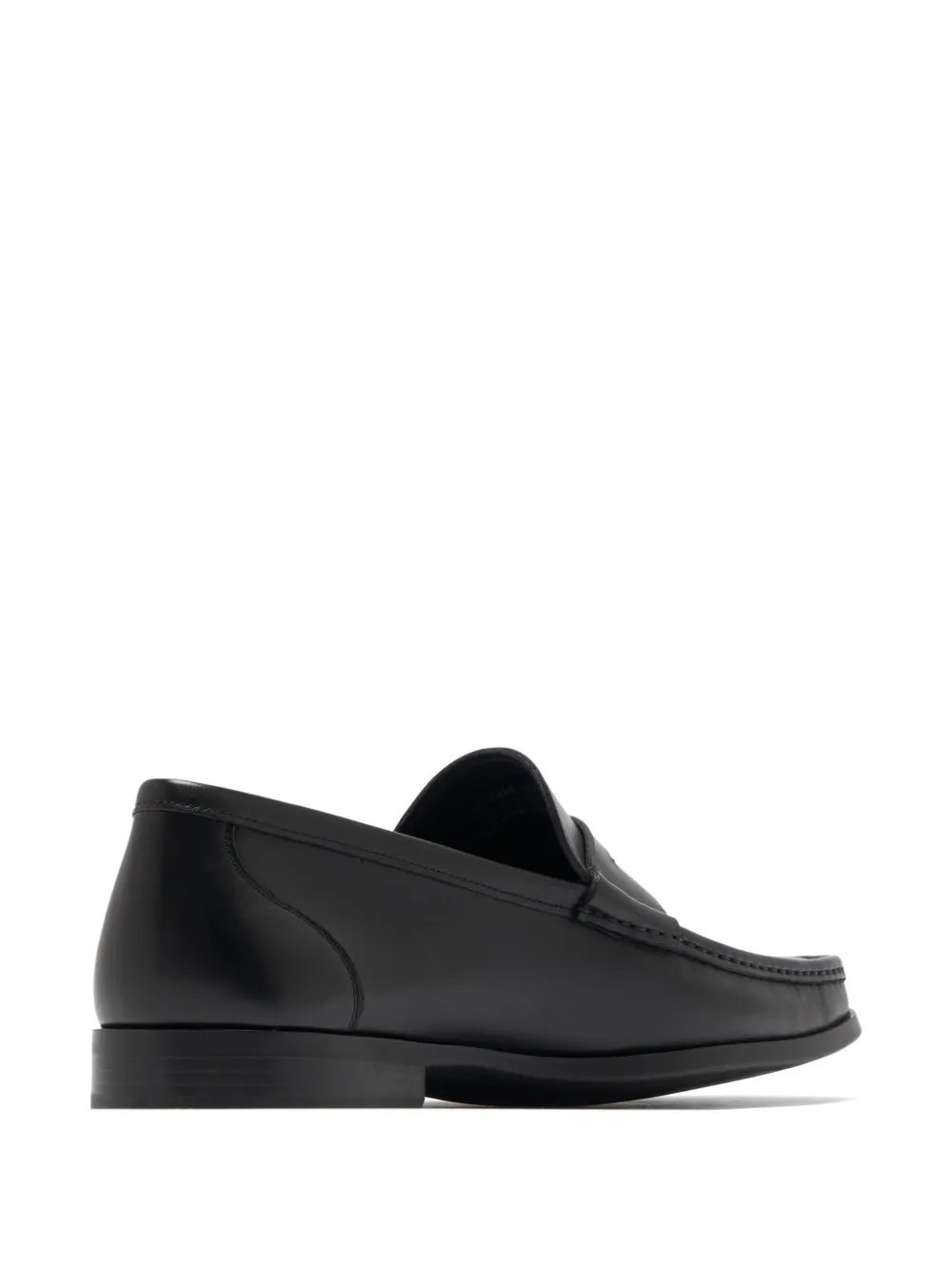 Magnanni penny-slot square-toe loafers Zwart