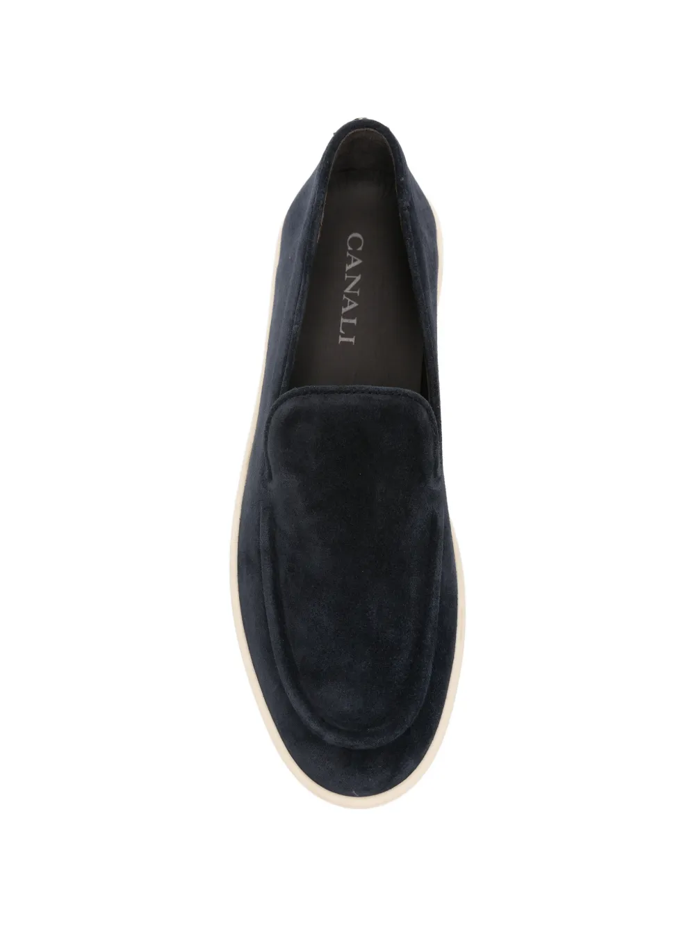 Canali suede loafers Blauw