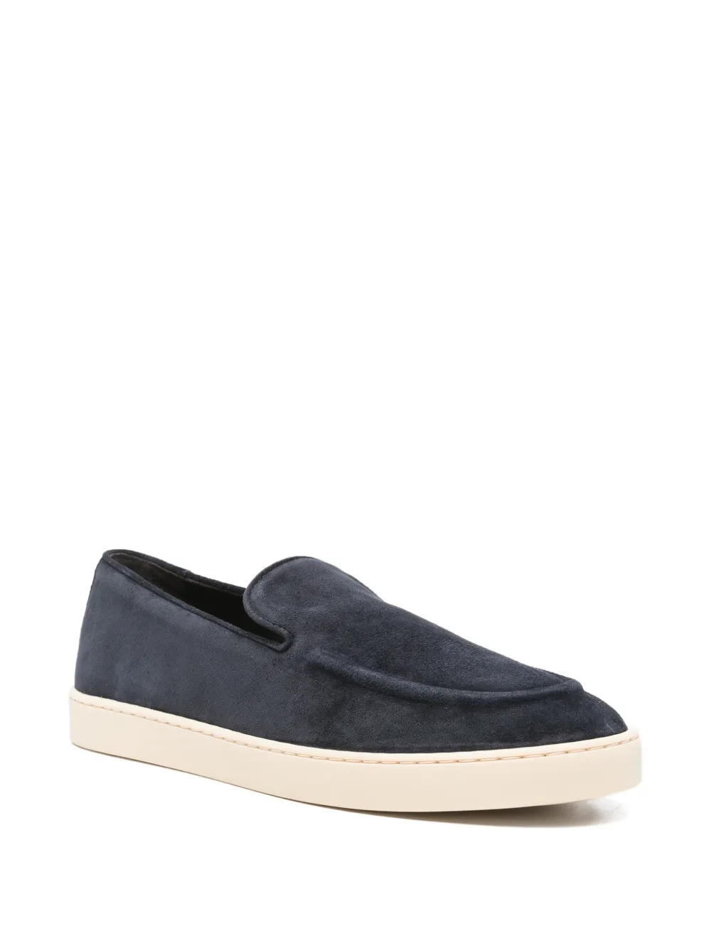Canali suede loafers Blauw