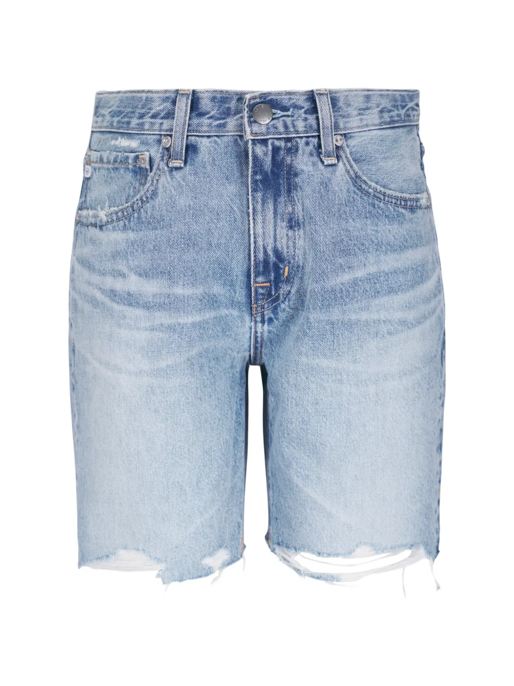 AG Jeans Ex-Boyfriend denim shorts - Blu