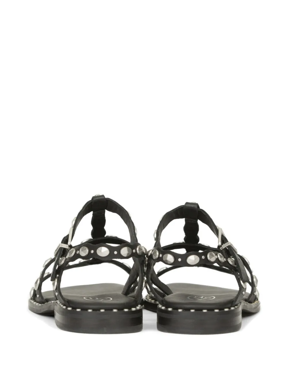 Ash Sandalen met studs Zwart