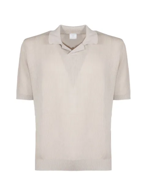 Eleventy short-sleeve polo sweater