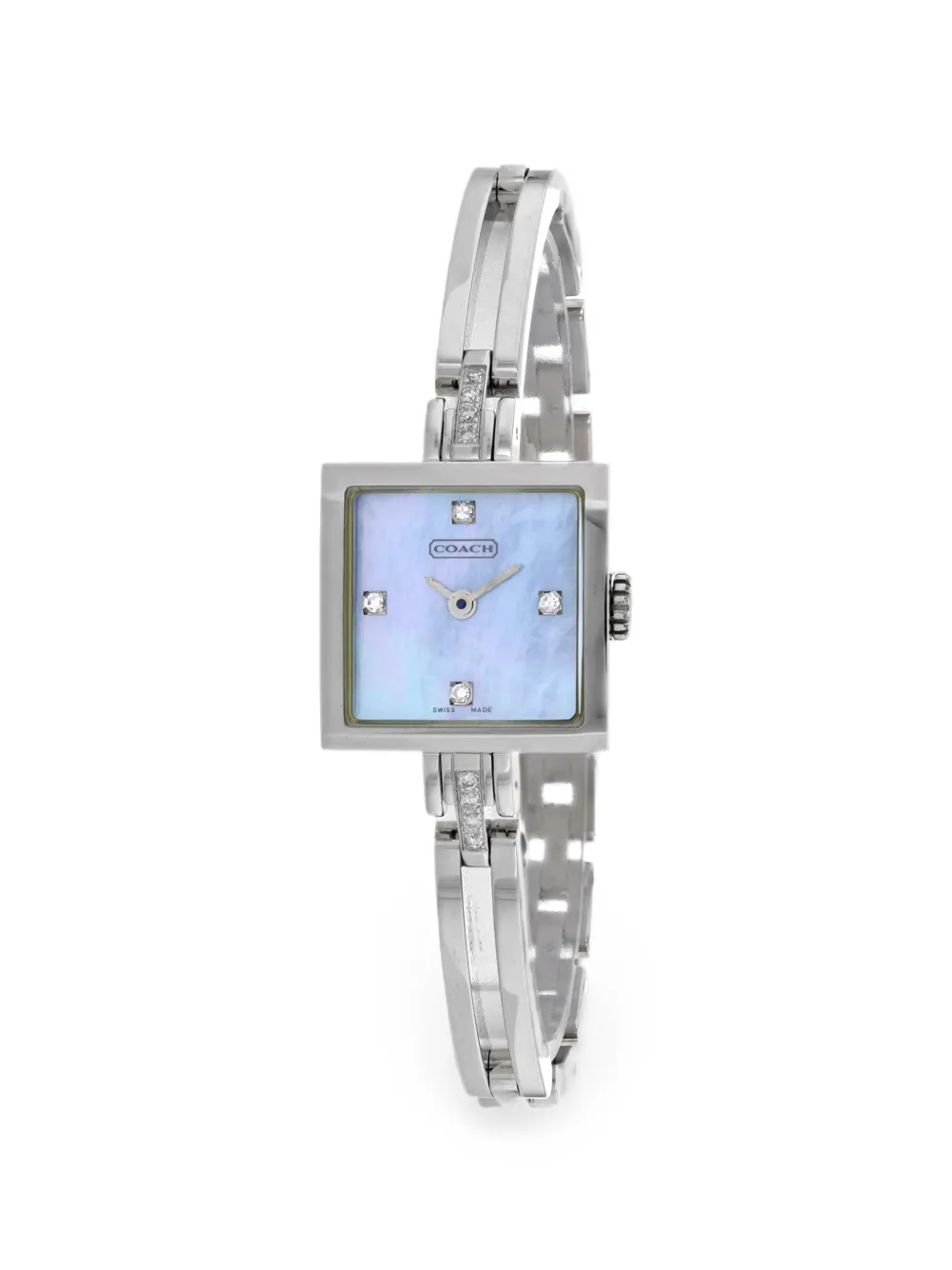Coach logo-detail 28mm watch - Blu