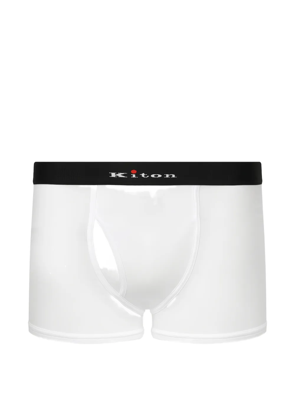 Kiton logo-waistband boxer briefs - Bianco