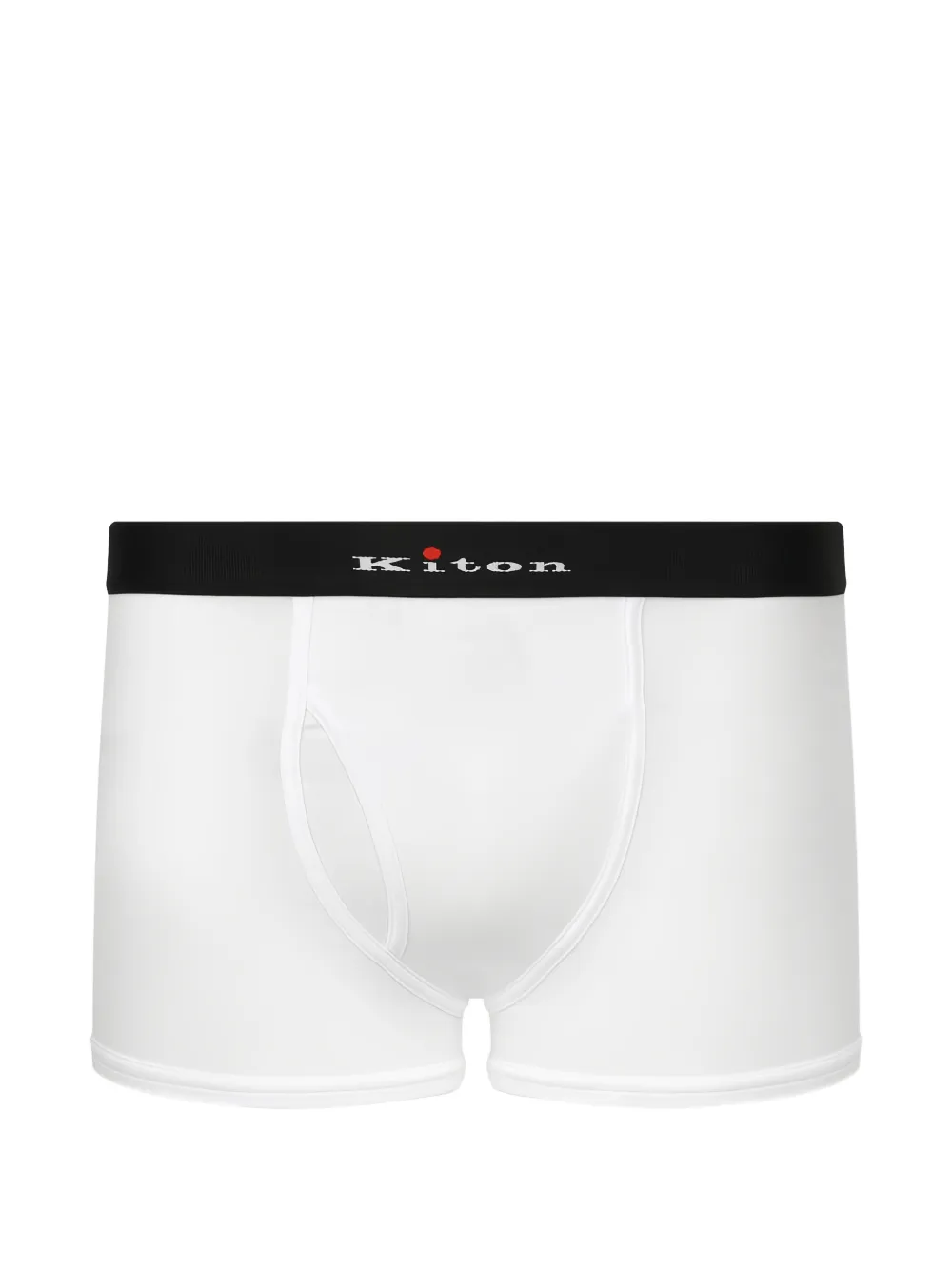 Kiton logo-waistband boxer briefs - Bianco