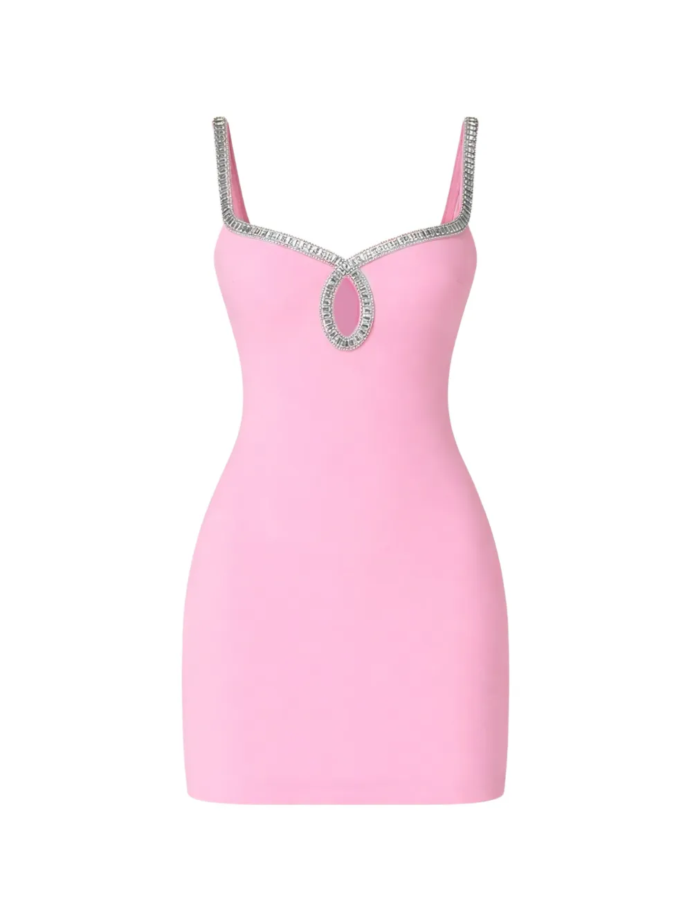 Retrofete crystal-embellished cutout mini dress - Rosa